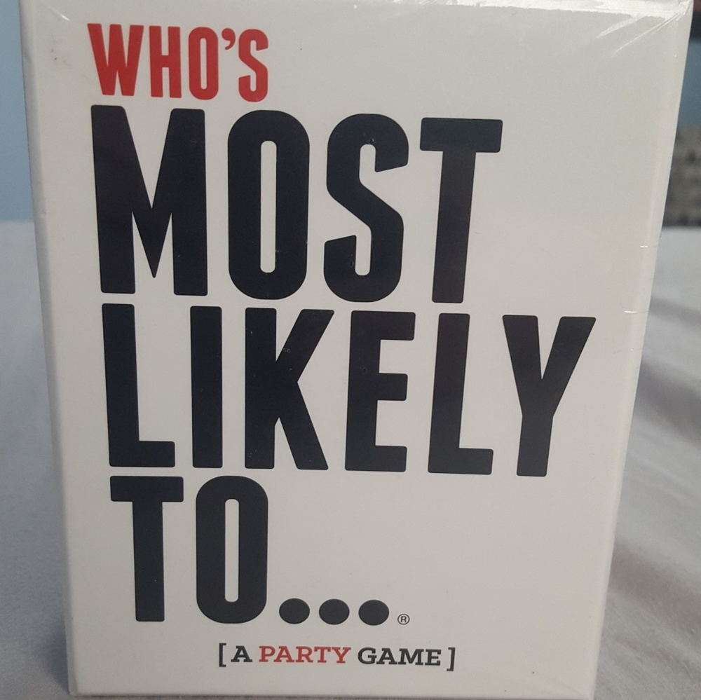 Party Game! Who's Most Likely To...